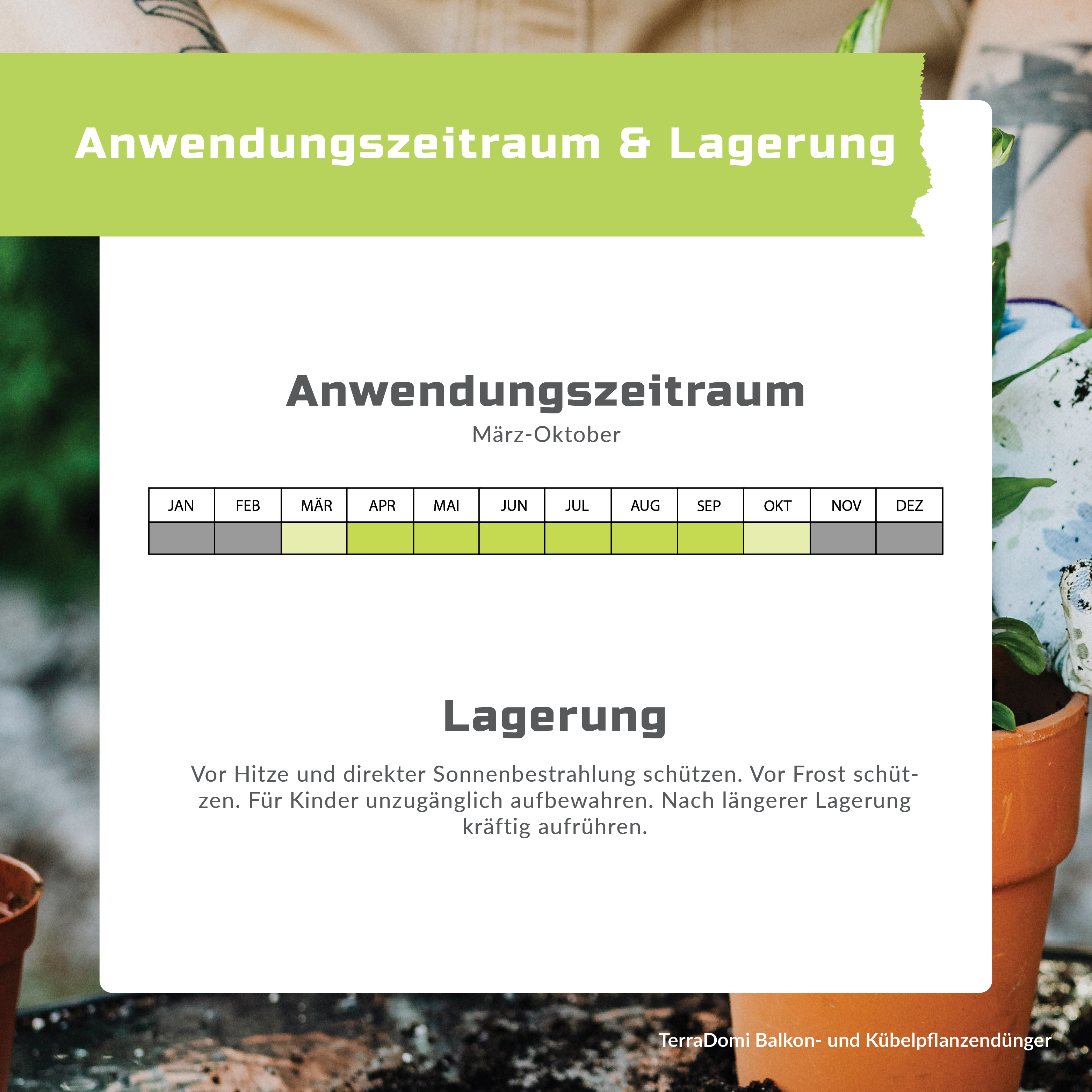 TerraDomi Balkon- und Kübelpflanzendünger 1 Liter Flüssigdünger Konzentrat