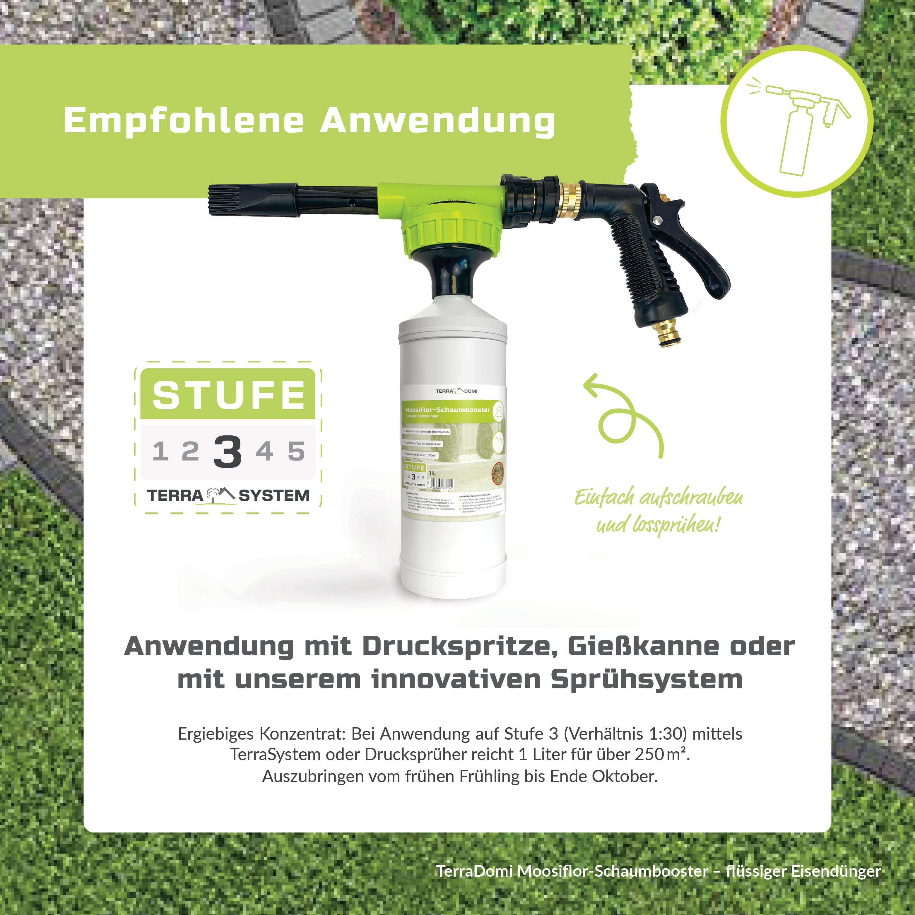 Moosiflor-Schaum - Flüssiger Eisendünger
