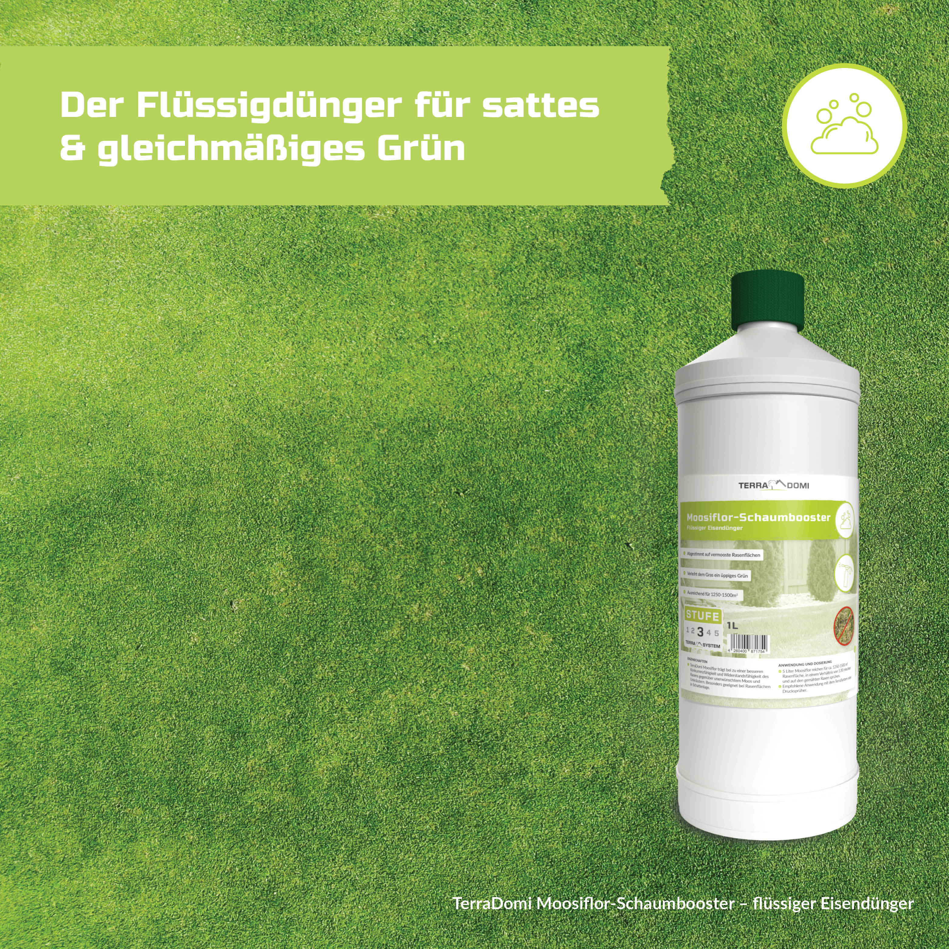 Moosiflor-Schaum - Flüssiger Eisendünger