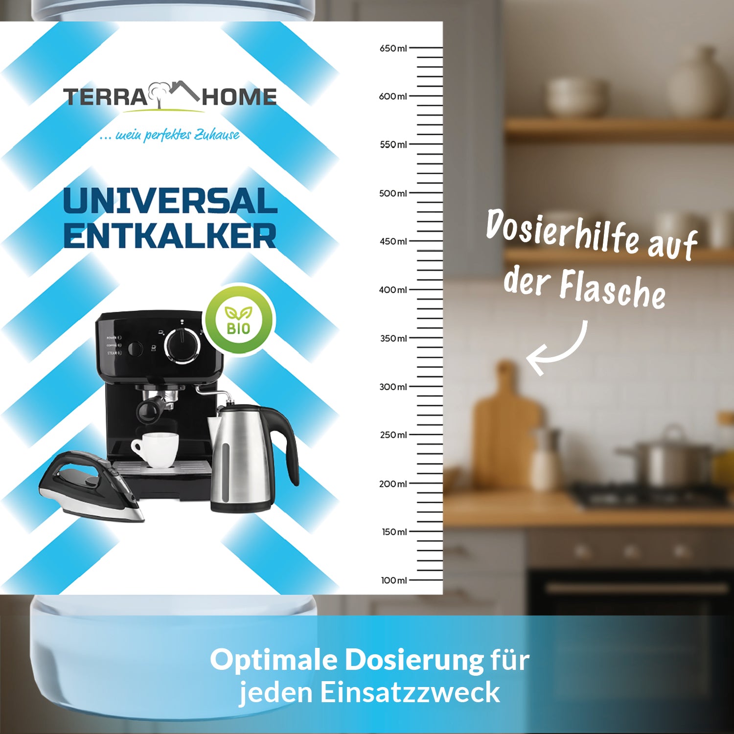 Bio Universal Entkalker -
100% kraftvoll gegen Kalk