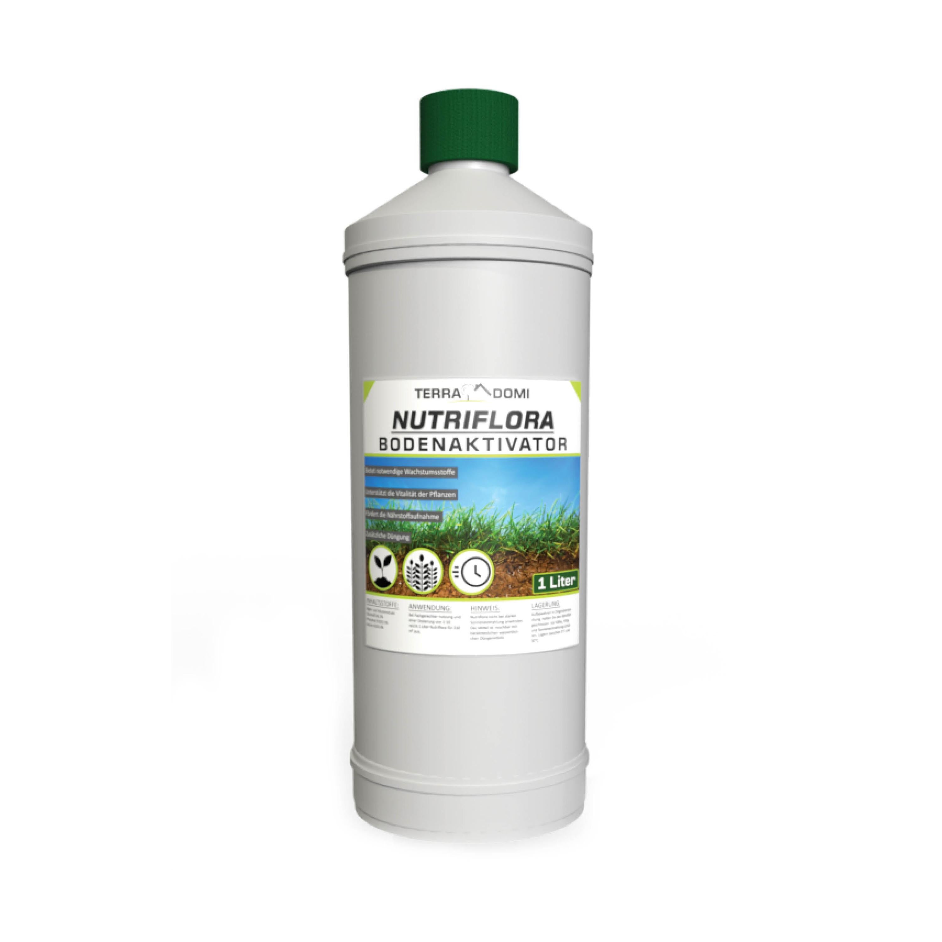 Nutriflora Bodenaktivator, Flüssigdünger für 20% mehr Wachstum und Ertrag