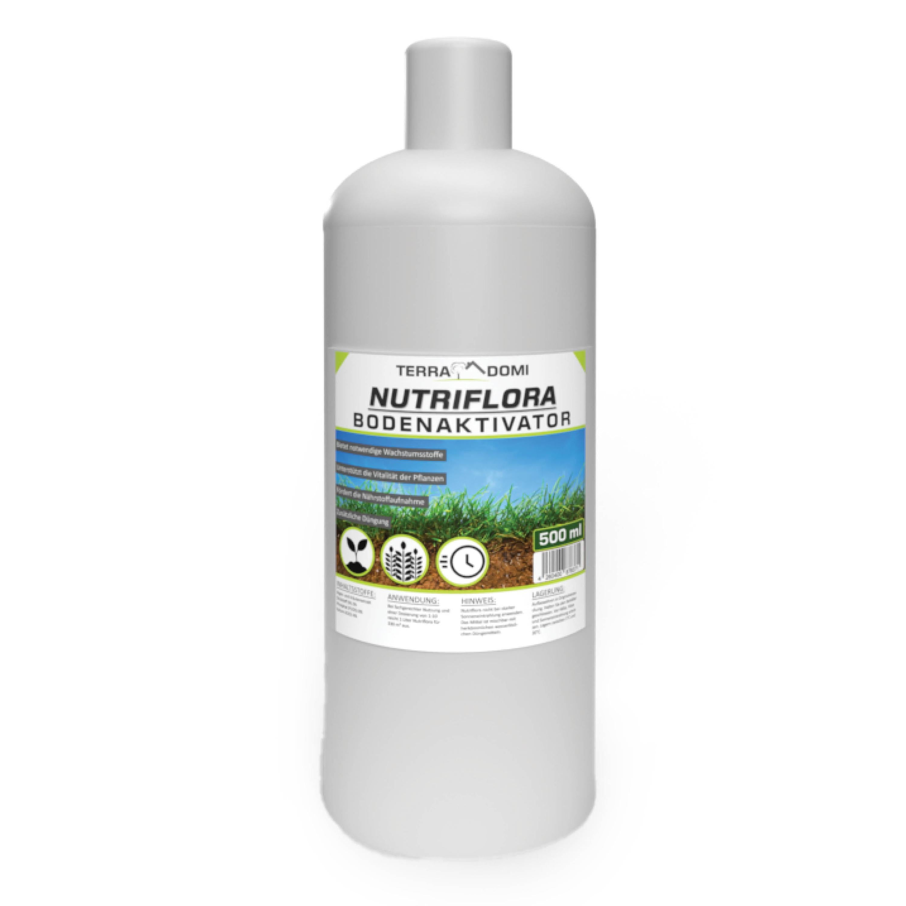 Nutriflora Bodenaktivator, Flüssigdünger für 20% mehr Wachstum und Ertrag