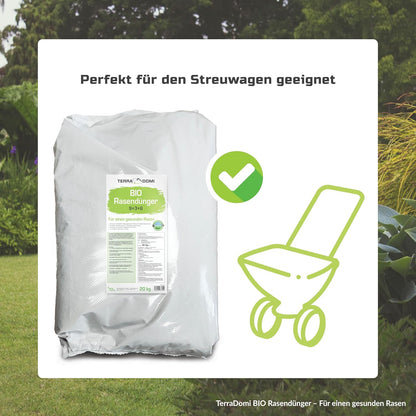 TerraDomi Bio Rasendünger Frühjahr & Sommer 20kg