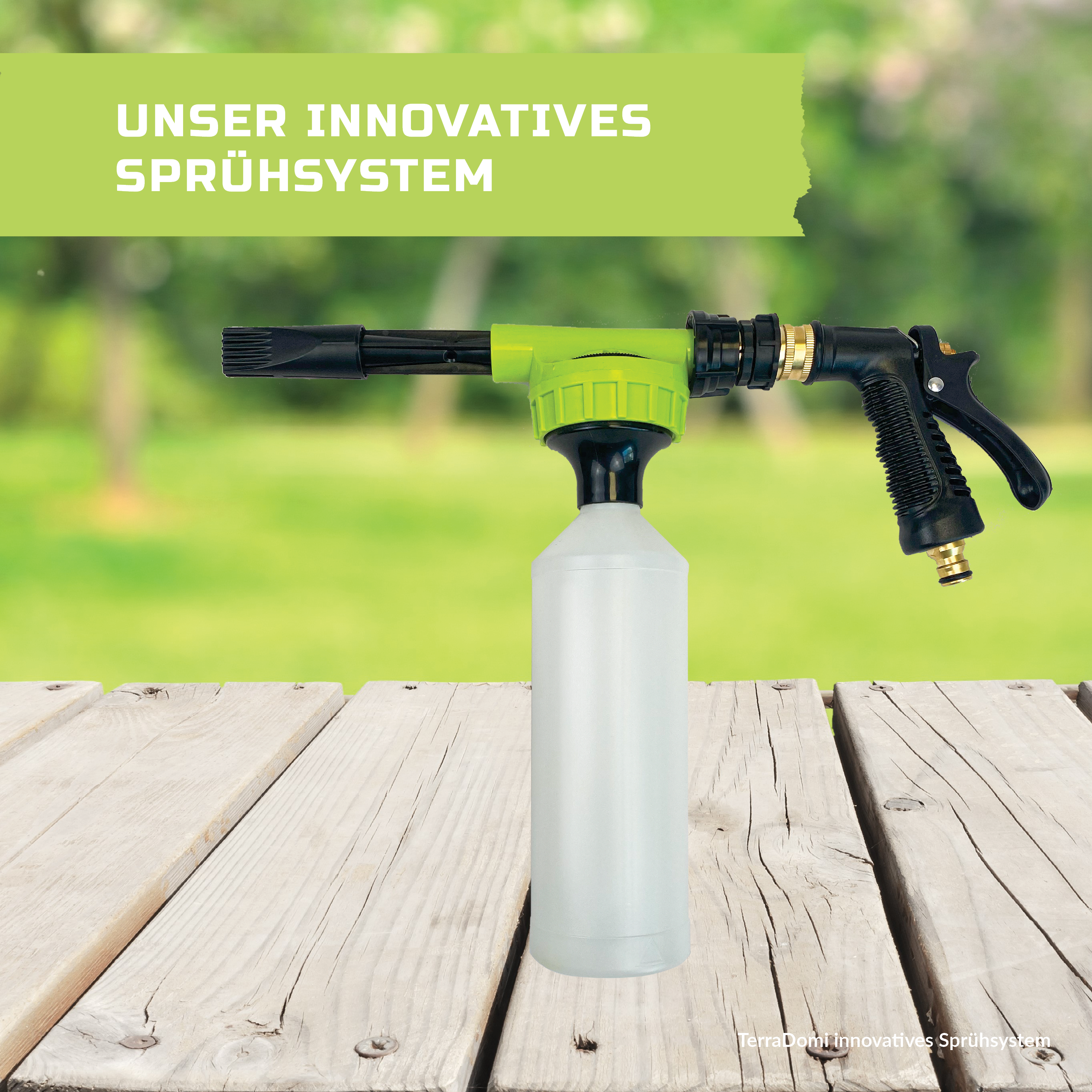 TerraDomi Innovatives Sprühsystem, multifunktionales Handsprühgerät