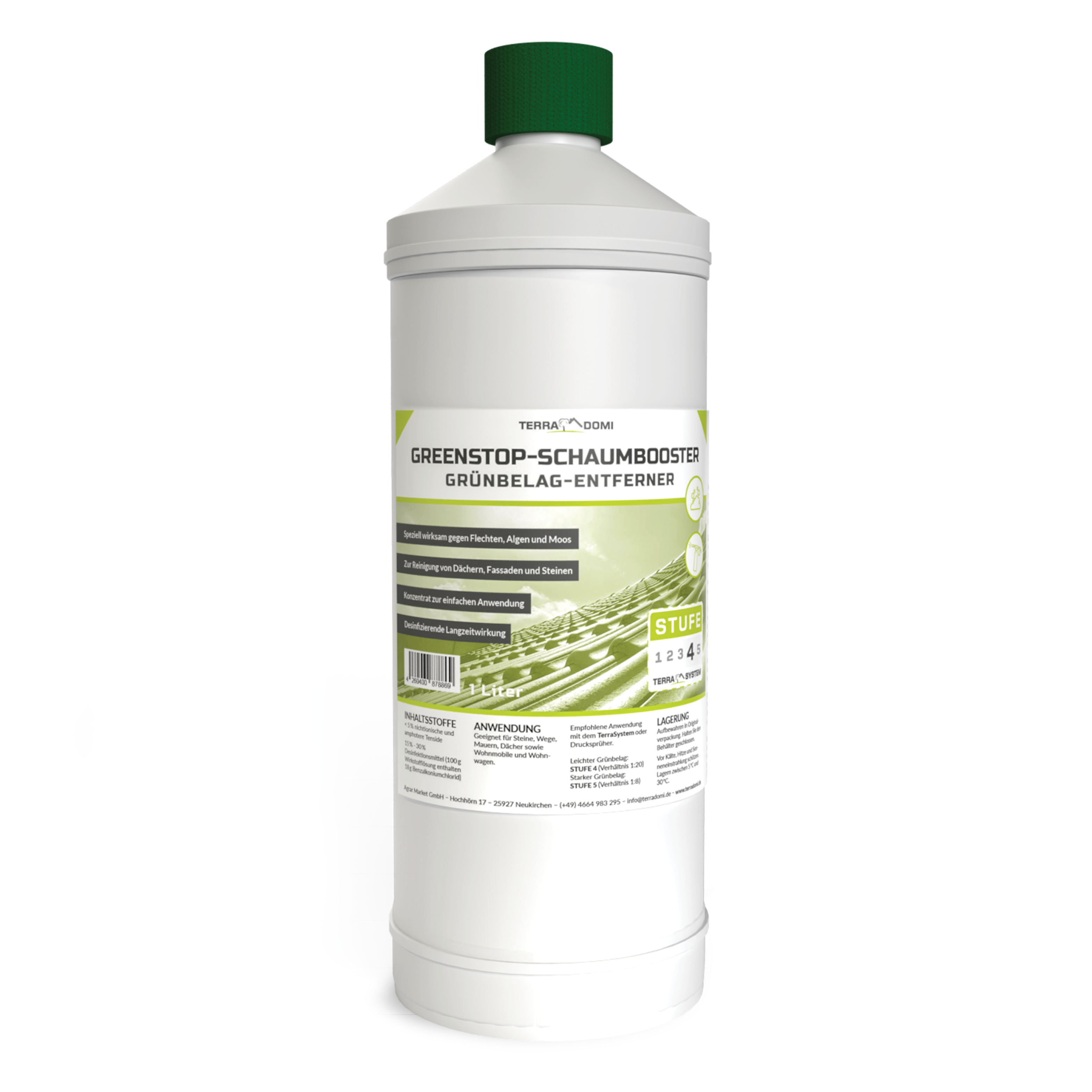 Greenstop-Schaumbooster - Grünbelagentferner