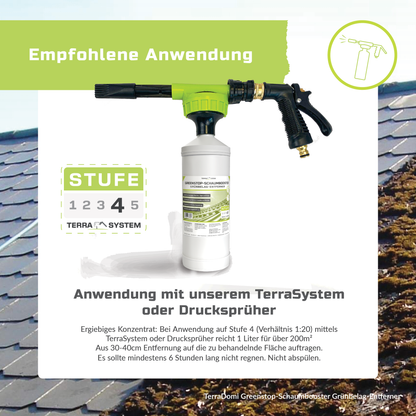 Greenstop-Schaumbooster - Grünbelagentferner
