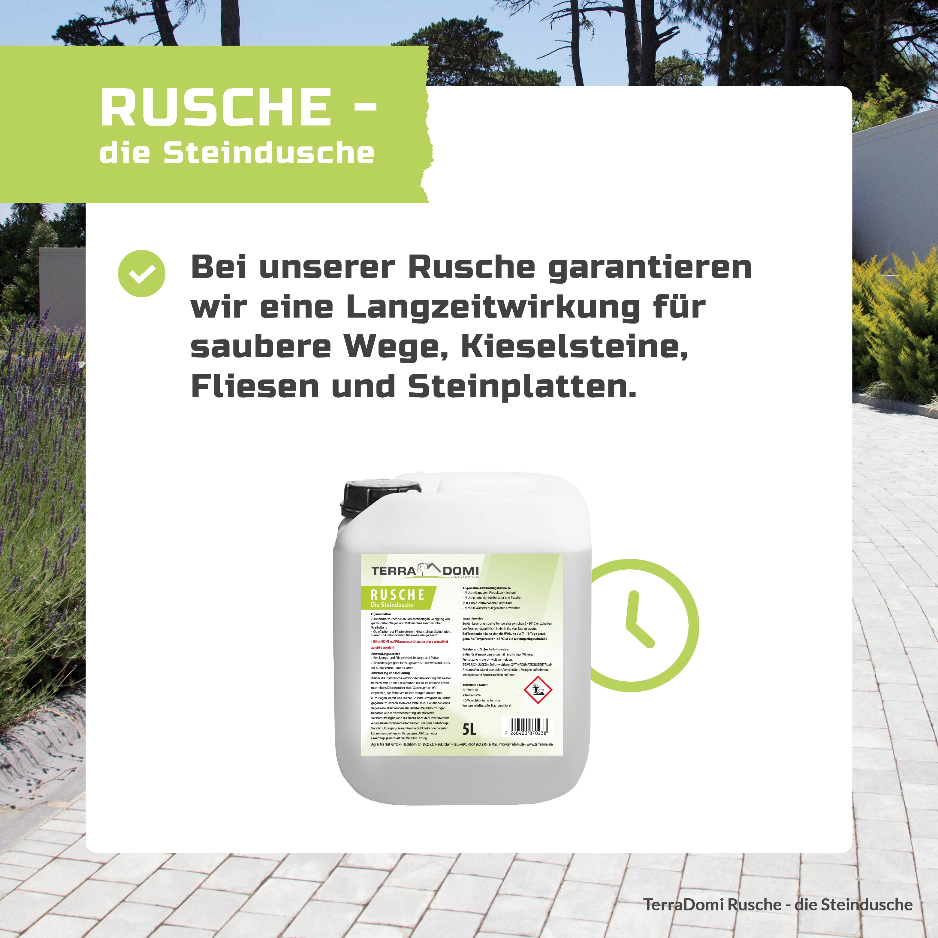 Rusche - die Steindusche - 5 Liter