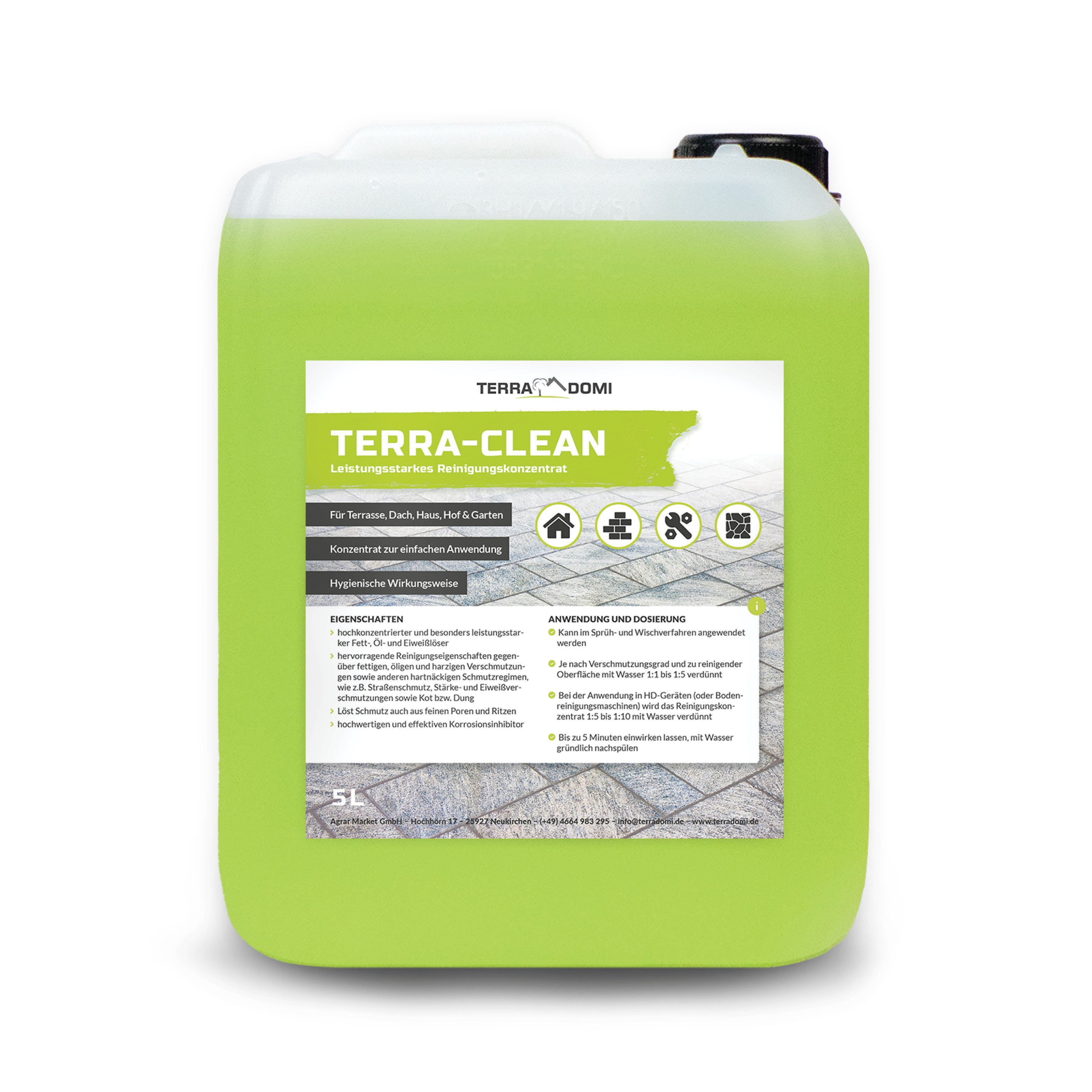 Terra-Clean Reinigungsmittel gegen starke Verschmutzungen