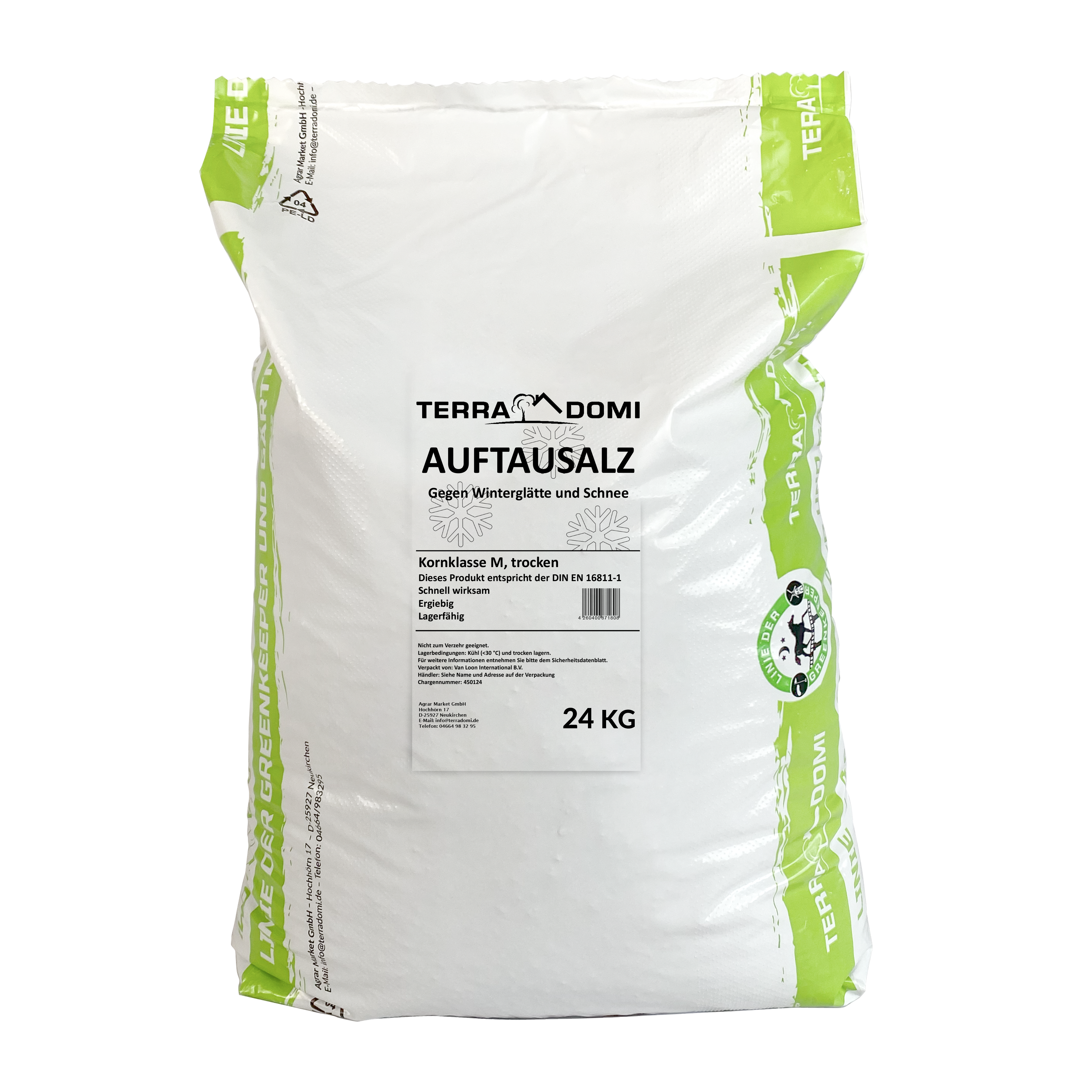 TerraDomi Streusalz – Kraftvoll gegen Glätte, sicher bei Eis und Schnee