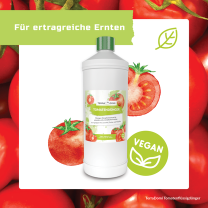 TerraDomi Tomatendünger 1 Liter Flüssigdünger Konzentrat