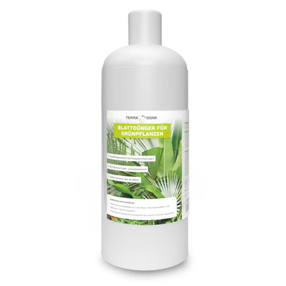 TerraDomi Blattdünger für Grünpflanzen | Für Palmen, Kakteen und andere Pflanzen