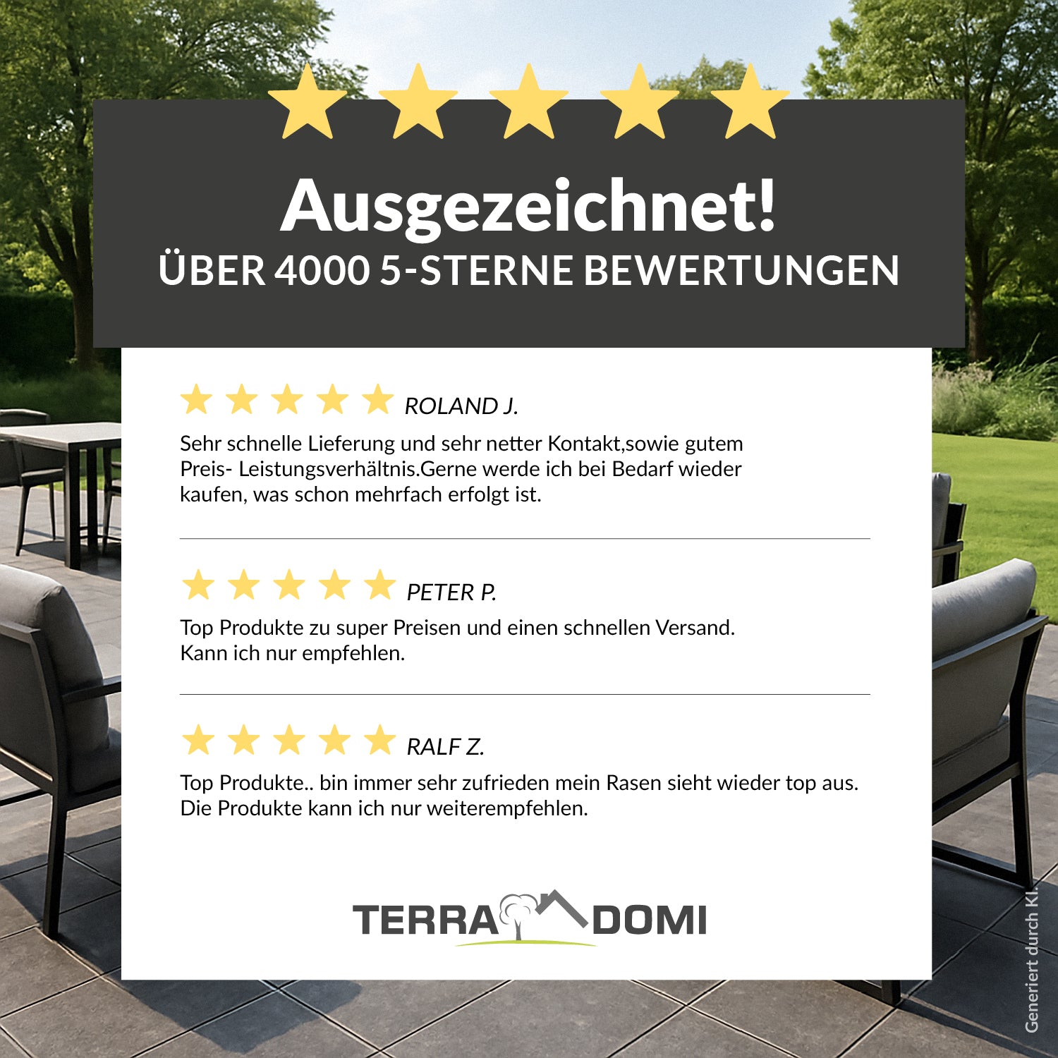 TerraDomi Frühlingskick Rasendünger Flüssig 1 L für 250-300m²