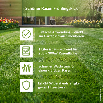 TerraDomi Frühlingskick Rasendünger Flüssig 1 L für 250-300m²